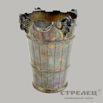 Серебряный стакан. Émile Puiforcat. Париж, ок. 1870 года 